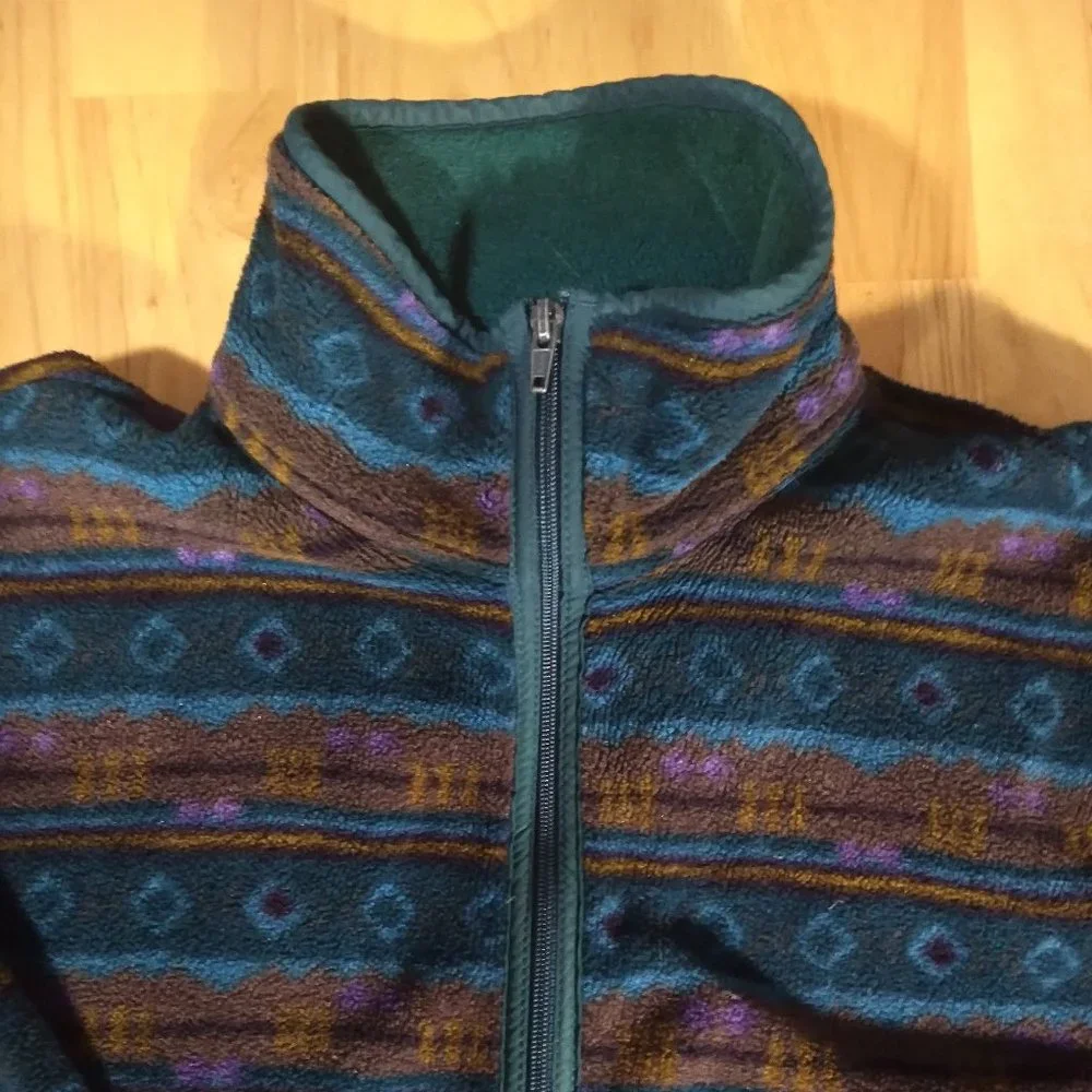 Men's Multicolor Patterned Jacket - Picture 3 of 7